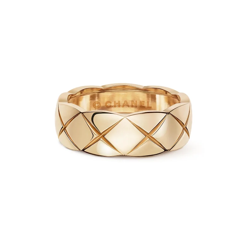 Chunky Fashion Rings in Copper with Geometric Patterns for a Bold AccessoryCoco Crush Ring