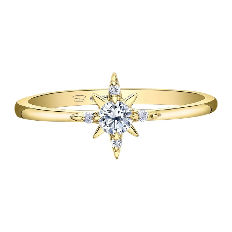 Tennis - Style Women's Diamond Rings with a Continuous Row of Diamonds for a Classic and Versatile LookNorth Star Canadian Diamond Ring