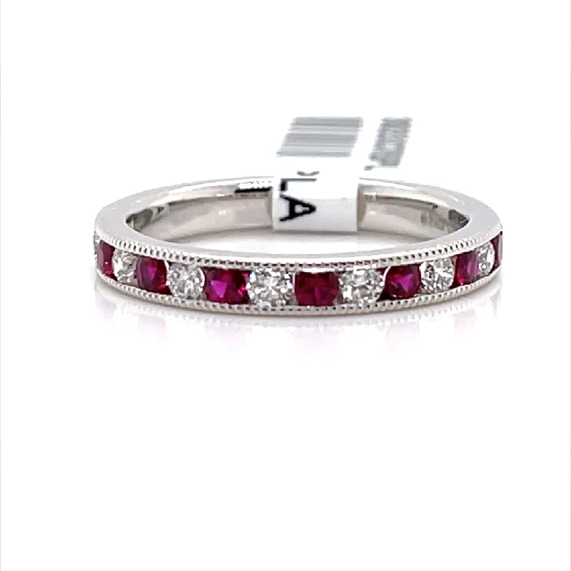 Fashion Rings with Zodiac Symbols in Gold - Filled Metal for a Personalized TouchBremer Jewelry Ruby and Diamond Channel Set Fashion Ring in Platinum (0.66ctw)