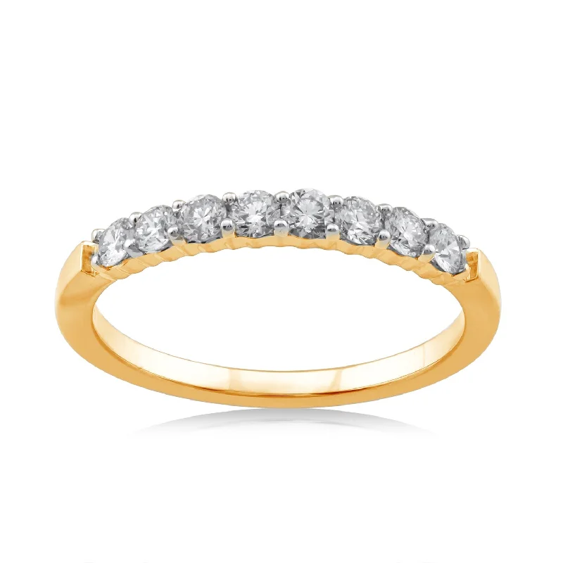 Marquise - Cut Women's Diamond Rings in Palladium for a Unique and Elongated Shape18K YG Band Diamond Ring-1pc