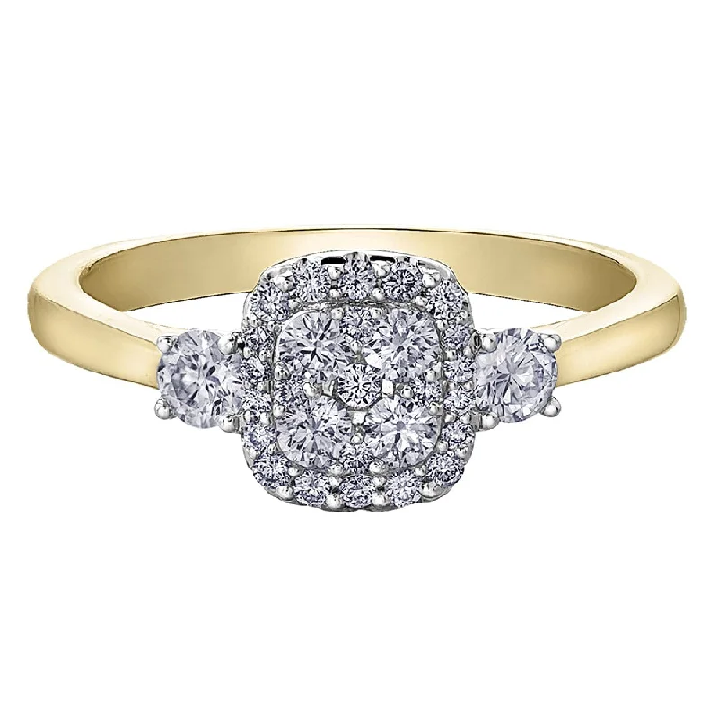 Cushion - Cut Women's Diamond Rings in Platinum with a Soft and Romantic AppearanceCushion Cut Diamond Engagement Ring