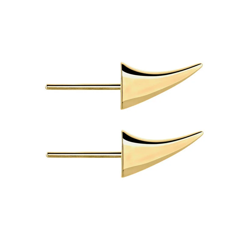 Shaun Leane Rose Thorn Swerve 18ct Yellow Gold Plated Sterling Silver Extra Large Stud Earrings Shaun Leane Rose Thorn Swerve 18ct Yellow Gold Plated Sterling Silver Extra Large Stud Earrings