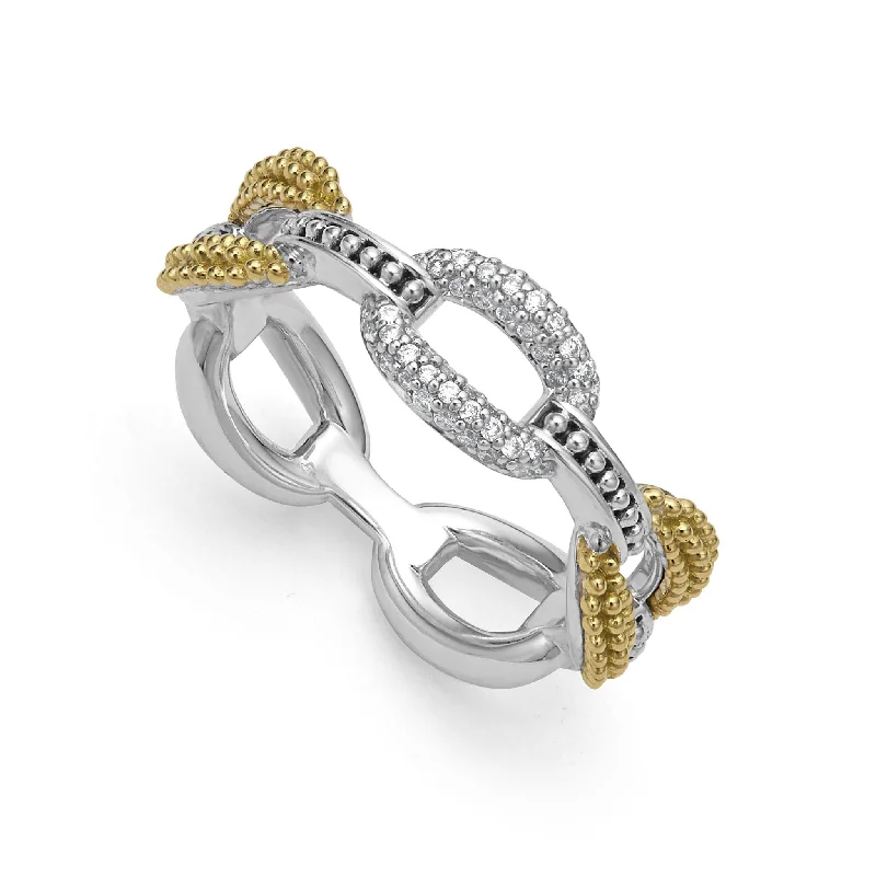 Knuckle - Duster Fashion Rings in Black - Plated Metal with Spike DetailsSmall 18K Gold Eternity Diamond Ring (Size 6)