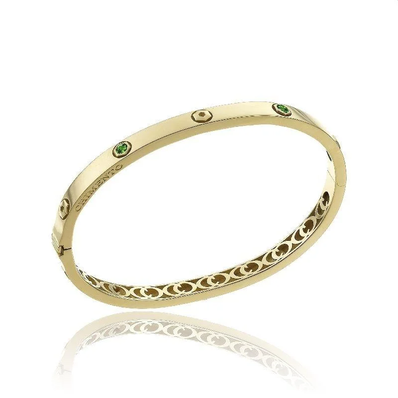 Wood - Carved Bangles with Intricate Celtic Patterns Chimento Armillas Be Mine 18ct Yellow Gold 0.32ct Emerald Bangle Wood - Carved Bangles with Intricate Celtic Patterns Chimento Armillas Be Mine 18ct Yellow Gold 0.32ct Emerald Bangle