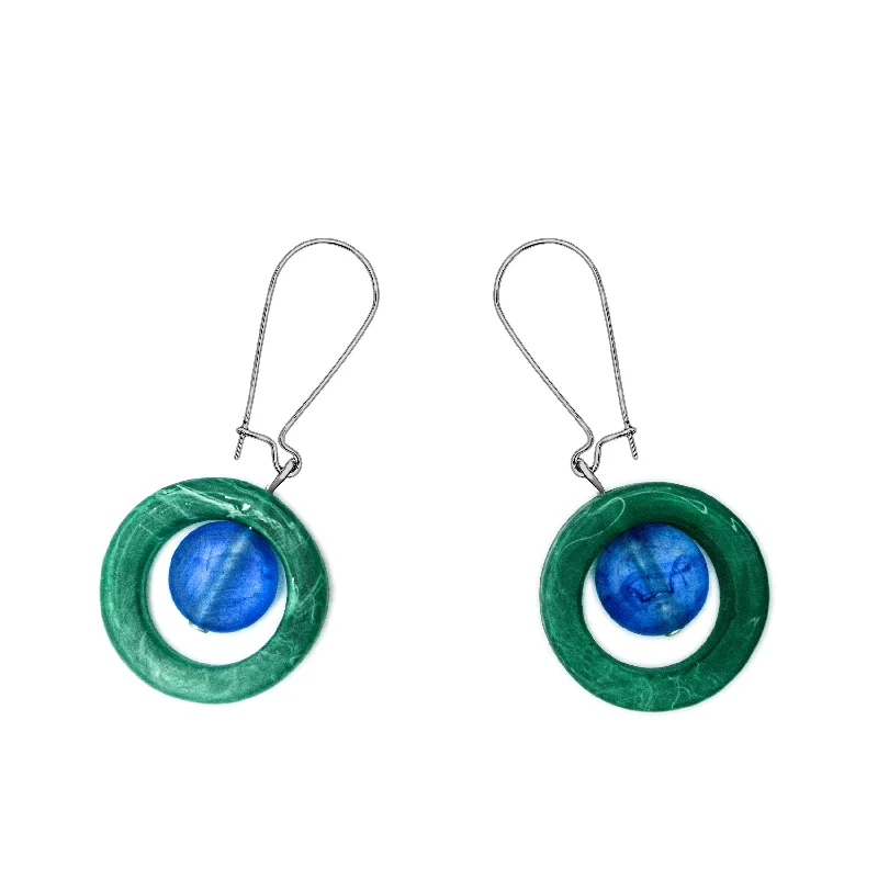 Emerald (outside) / Cobalt (Inside)