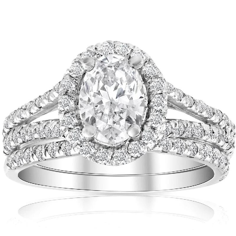 Laser - Etched Floral Design Wedding Bands in Palladium for a Delicate and Intricate Look1.75Ct Diamond & Oval Moissanite Engagement Wedding Ring Set 14k White Gold Laser - Etched Floral Design Wedding Bands in Palladium for a Delicate and Intricate Look1.75Ct Diamond & Oval Moissanite Engagement Wedding Ring Set 14k White Gold