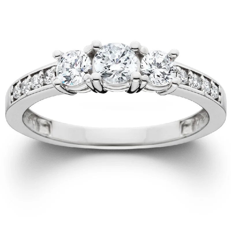Platinum Celtic - Inspired Wedding Bands with Intricate Knotwork Patterns for a Symbolic and Stylish Choice14k White Gold 1 ct TDW Diamond 3-stone Engagement Ring Platinum Celtic - Inspired Wedding Bands with Intricate Knotwork Patterns for a Symbolic and Stylish Choice14k White Gold 1 ct TDW Diamond 3-stone Engagement Ring