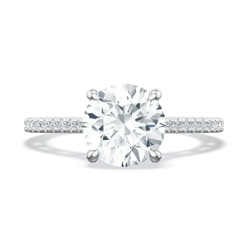 Engagement Rings with Amethyst and Diamond Accents in a Contemporary SettingTacori 18k Lunetta Crescent Round Solitaire Engagement Ring Engagement Rings with Amethyst and Diamond Accents in a Contemporary SettingTacori 18k Lunetta Crescent Round Solitaire Engagement Ring