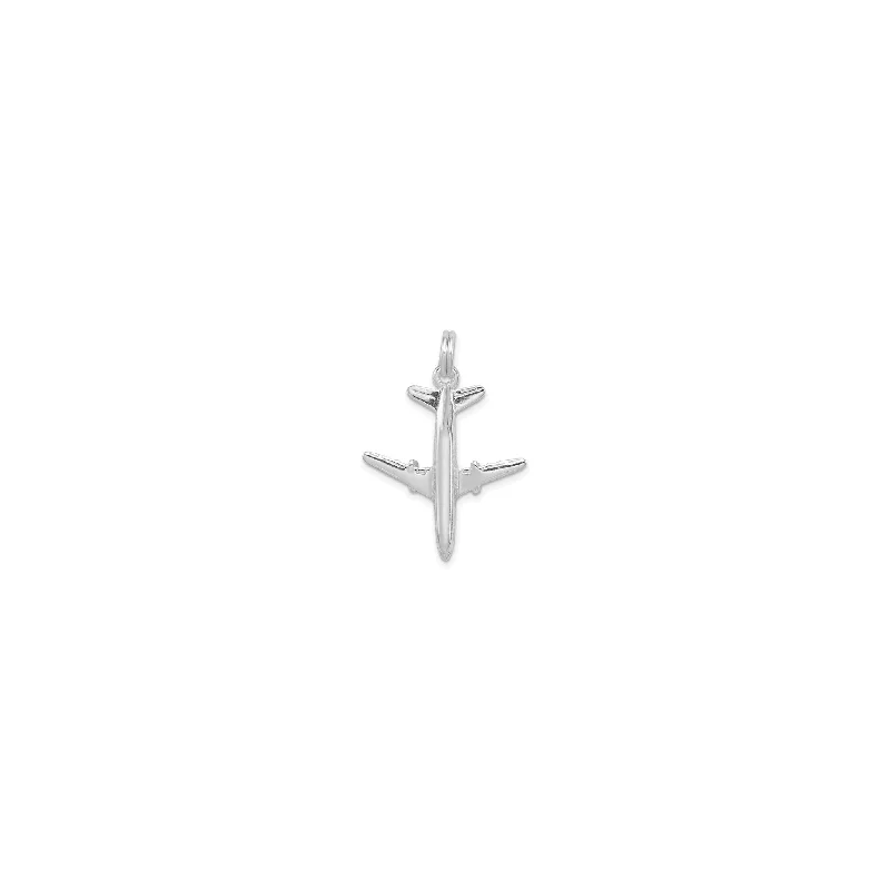 LED - Illuminated Moon Pendant Necklace for Nighttime EventsAirplane Charm (Silver) LED - Illuminated Moon Pendant Necklace for Nighttime EventsAirplane Charm (Silver)