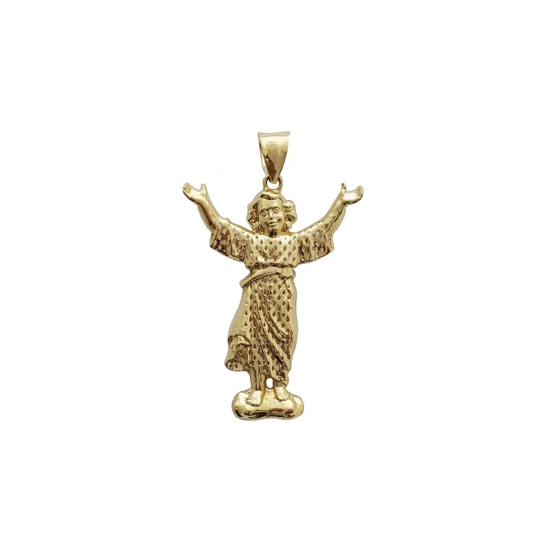 Military - Inspired Dog Tag Pendant with Engraved Service NumbersBaby Jesus CZ Pendant (14K)