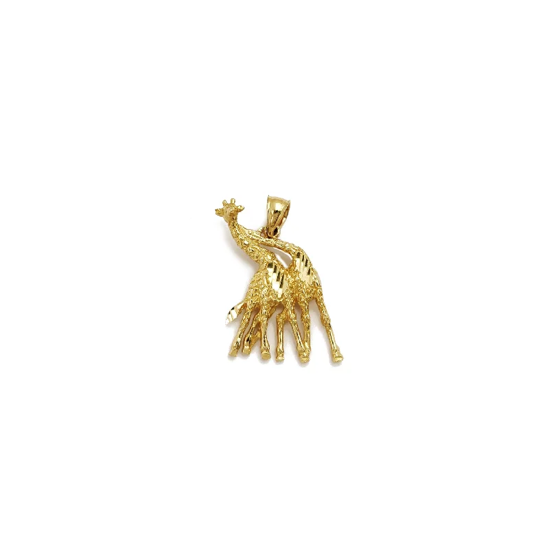 Magnetic - Locking Pendant with Hidden Compartment for Secret MessagesDiamond-Cuts Giraffe Pendant (14K) Magnetic - Locking Pendant with Hidden Compartment for Secret MessagesDiamond-Cuts Giraffe Pendant (14K)