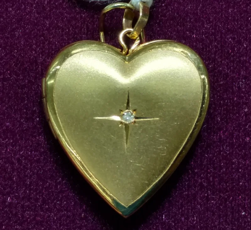 Military - Inspired Dog Tag Pendant with Engraved Service NumbersHeart Star Locket CZ Brush Finish (14K) Military - Inspired Dog Tag Pendant with Engraved Service NumbersHeart Star Locket CZ Brush Finish (14K)