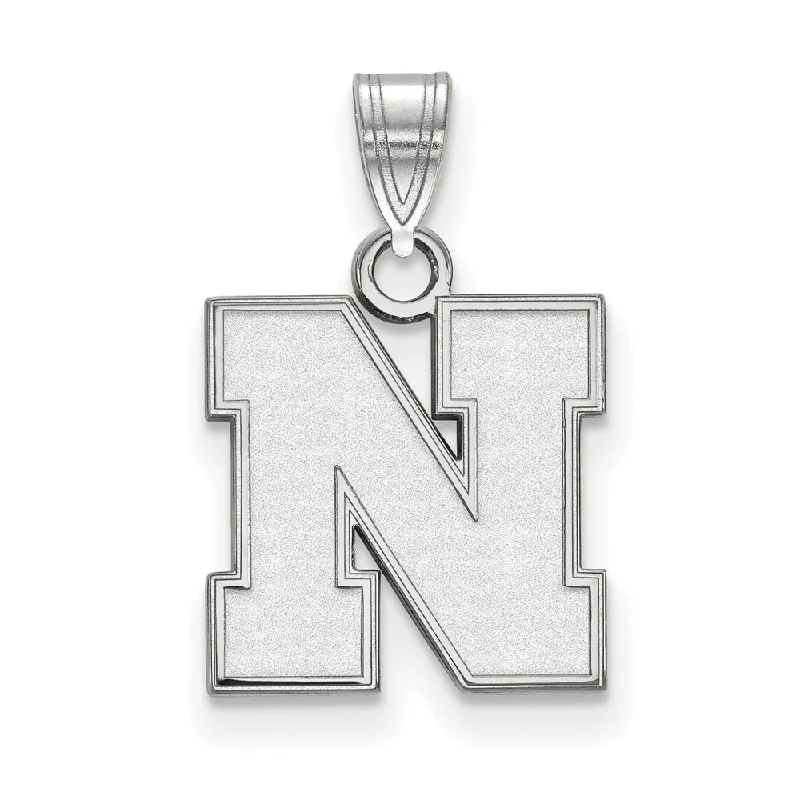 Tassel - Trimmed Amethyst Pendant Necklace for Festival - GoersSterling Silver U of Nebraska Small Initial N Pendant Tassel - Trimmed Amethyst Pendant Necklace for Festival - GoersSterling Silver U of Nebraska Small Initial N Pendant