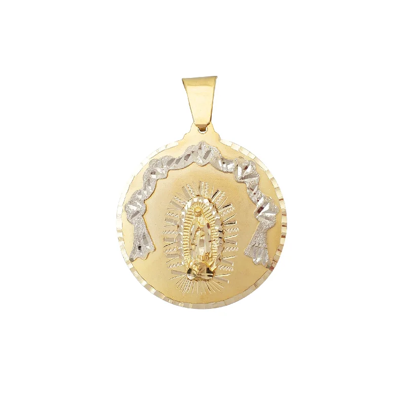 Military - Inspired Dog Tag Pendant with Engraved Service NumbersVirgin Mary Medallion Pendant (14K) Military - Inspired Dog Tag Pendant with Engraved Service NumbersVirgin Mary Medallion Pendant (14K)